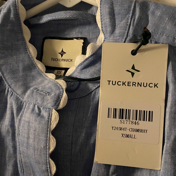 💙NWT Tuckernuck Cornelia Chambray Dress💙 - Picture 3 of 3